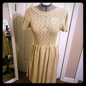 Cream colored dress